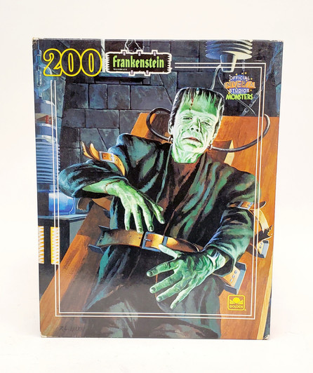 Golden Universal Monsters Frankenstein Jigsaw Puzzle