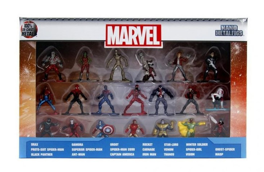 Jada Marvel Nano Die-Cast Metal Figures 20 pack