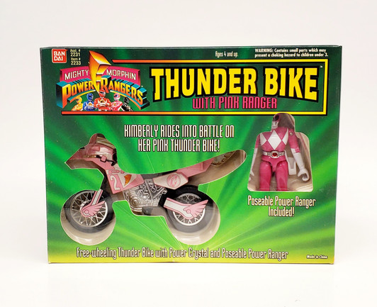 BanDai (1994) Power Rangers Thunder Bike with Pink Ranger