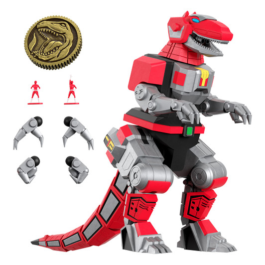 Super7  Ultimates MMPR Tyranosaurus Rex Zord Action Figure