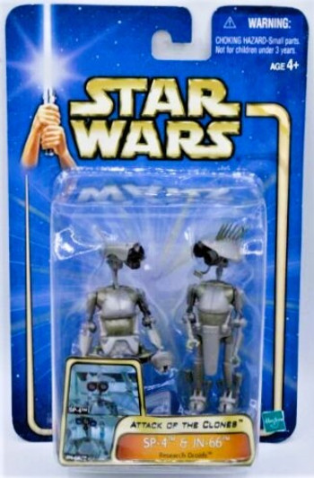 Hasbro Star Wars AOTC SP-4 & JN-66 Action Figure