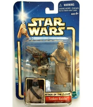 Hasbro Star Wars AOTC  Tusken Raider w/Massiff Action Figure
