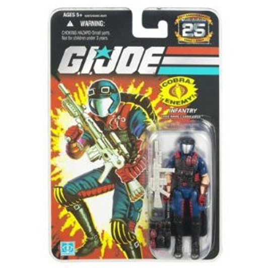 Hasbro GI Joe 25th Anniversary Cobra Viper Action Figure 3.75 Inches