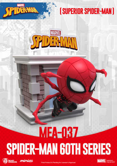 Beast Kingdom Spider-Man 60th Anniversary MEA-037 Mini-Egg Attack set of 6