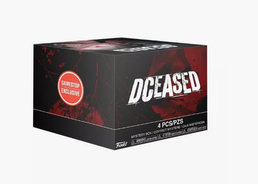Funko DC Dceased Mystery Box 1 POP! Vinyl Figure, Pin, Keychain, and Decal GameStop Exclusive