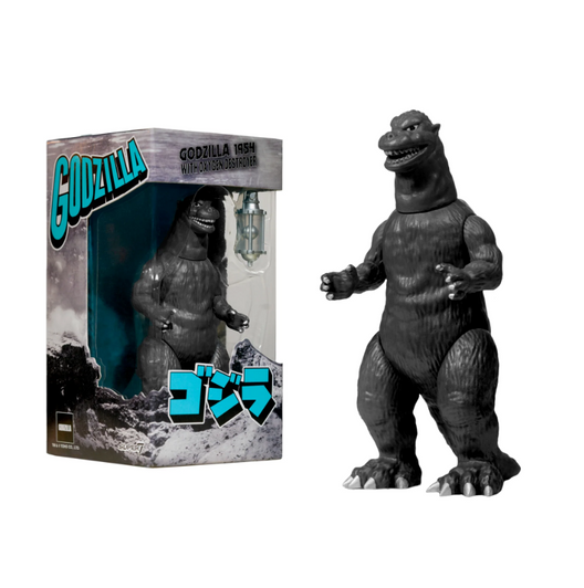 Super7 ReAction Godzilla '54 (Silver Screen With Oxygen Destroyer Canister)