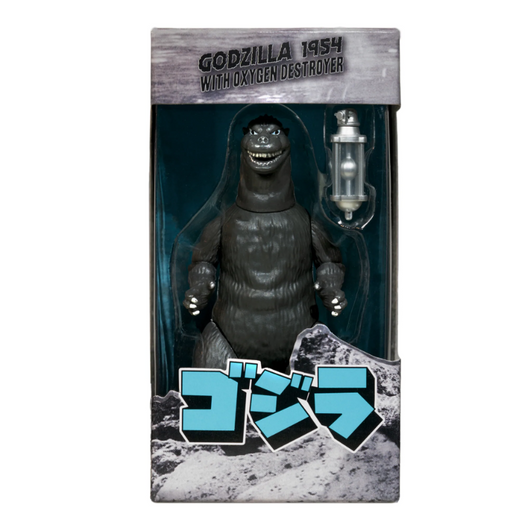 Super7 ReAction Godzilla '54 (Silver Screen With Oxygen Destroyer Canister)