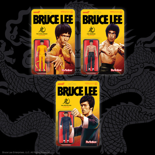Super7 Bruce Lee ReAction series 1 figure set