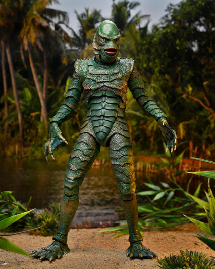 NECA Universal Monsters - 7" Scale Action Figure - Ultimate Creature From The Black Lagoon (Color)