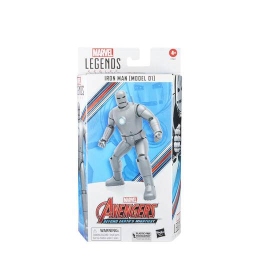 The Avengers 60th Anniversary Marvel Legends Iron Man (Model 01) 6" action figure