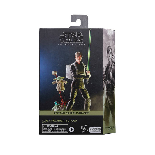 Hasbro Star Wars The Black Series Luke Skywalker and Grogu 6" action figure set