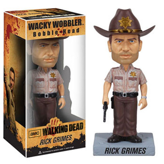 Funko The Walking Dead Rick Grimes Wacky Wobble Bobble Head