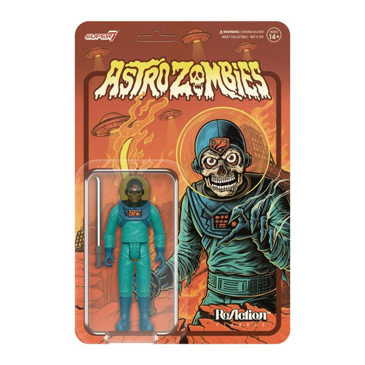 Super7 Astro Zombies (Teal/Blue) ReAction 3.75" figure