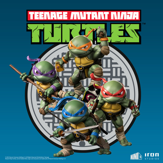 Iron Studios MiniCo TMNT set of 4 statues