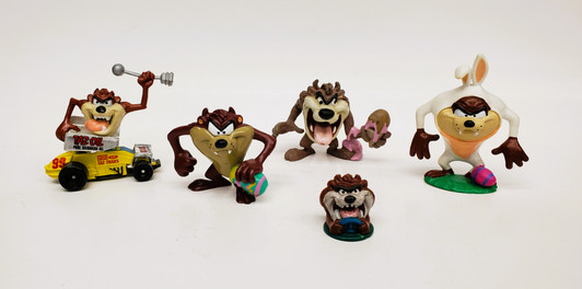 Looney Tunes TAZ Tasmanian Devil 5 pcs PVC figure set