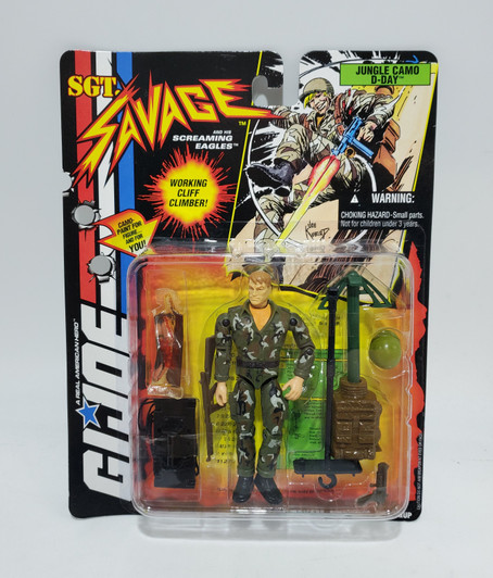 Hasbro G.I. Joe Sgt. Savage Jungle Camo D-Day action figure