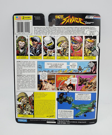 Hasbro G.I. Joe Sgt. Savage Jet-Pack General Blitz action figure