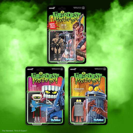 Super7 The Weirdest ReAction Figures Wave 1 Set of 3 Super7 The Weirdest ReAction Figures Wave 1 Set of 3