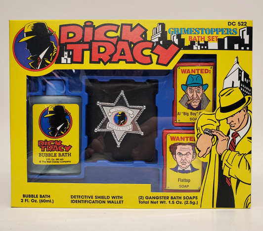 Dick Tracy Grimestoppers bath set