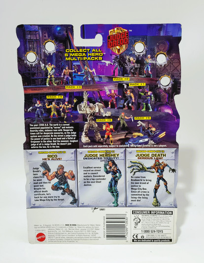 Mattel Judge Dredd Mega Heroes Judge vs. Mutant pack #5