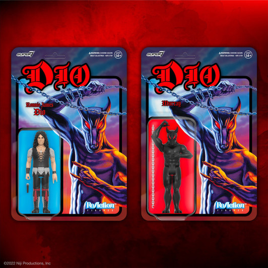 Super7 ReAction DIO Ronnie James Dio & Murray set