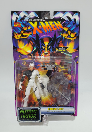 ToyBiz X-Men Mutant Armor Quicksilver Action Figure