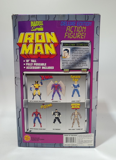 ToyBiz Iron Man Tony Stark Techno Suit 10" Action Figure