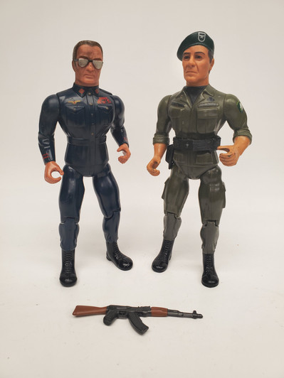 Coleco Rambo (1985) Col. Trautman and General Warhawk action figure lot
