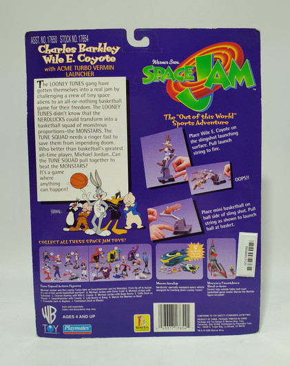 Playmates Space Jam Charles Barkley and Wile E. Coyote Figure set