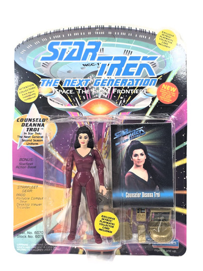 Playmates Star Trek TNG Counselor Deanna Troi 2nd season uniform Action Figure