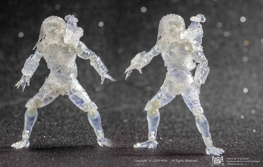 HIYA Predator Jungle Hunter Invisible 1/18th scale Action Figure