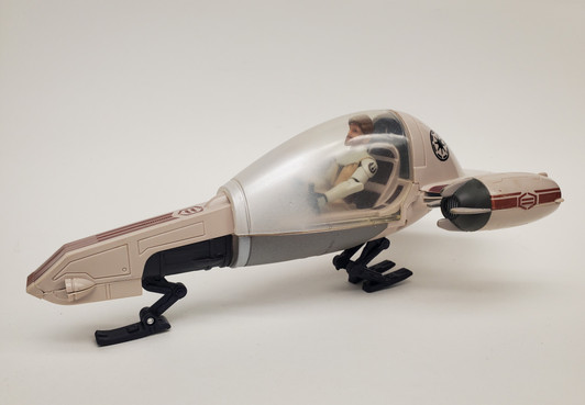 Hasbro Star Wars Clone Wars Freeco Speeder Vehicle with Obi-Wan (No package)