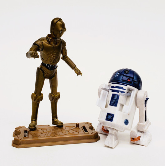 Thinkway Toys (1995) Star Wars C-3PO and R2-D2 Electronic Talking Bank