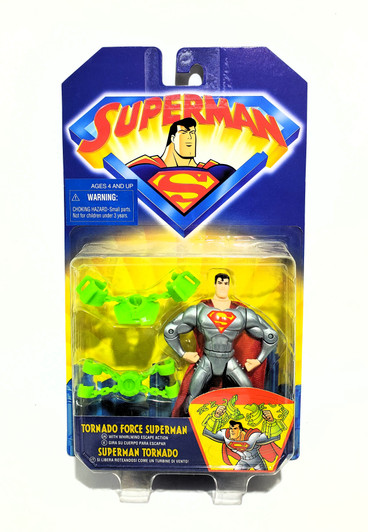 Kenner Superman TAS Tornado Force Superman Action Figure