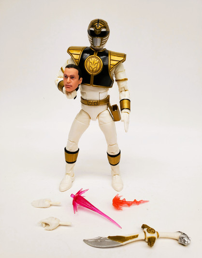 Hasbro Power Rangers Lightning Collection MMPR White Ranger action figure (no package)