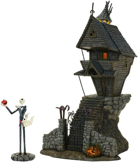 Department 56 The Nightmare Before Christmas Jack Skellington's house set
