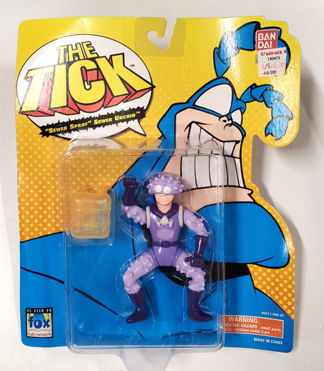 Bandai The Tick Sewer Spray Sewer Urchin Action Figure