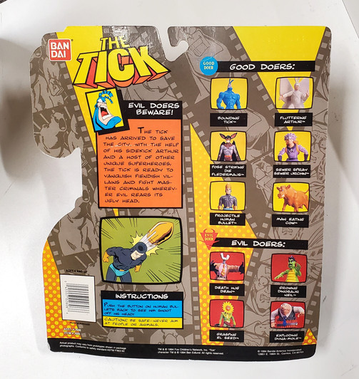 Bandai The Tick Growing Dinosaur Neil Action Figure