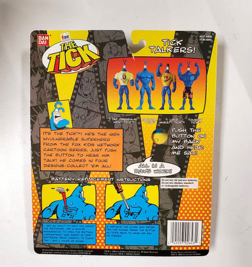Bandai The Tick "I Dig Dinosaur Neil" Tick Action Figure