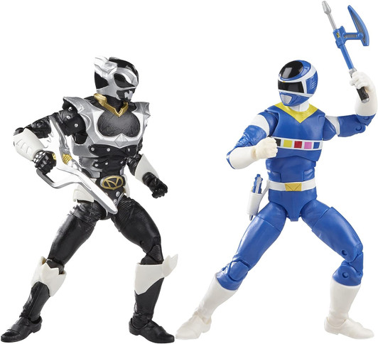 Hasbro Power Rangers Space Lightning Collection Blue Ranger and Psycho Silver 6" action figure 2 pack