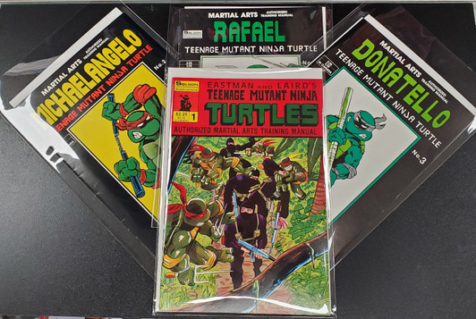 Solson Publications TMNT Authorized Martial Arts Training Manual Issues 1-4 set