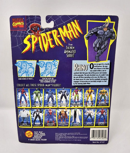 ToyBiz (1994) Spiderman TAS The Rhino Action Figure