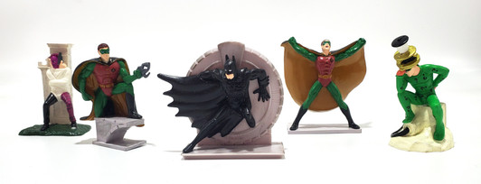 Applause (1995) Batman Forever PVC Figure Set