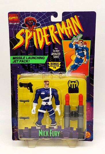 ToyBiz (1995) Spider-Man TAS Nick Fury action figure
