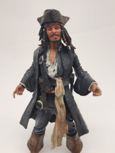 NECA Pirates of the Caribbean Series 1 Jack Sparrow 7" Action Figure (no package)