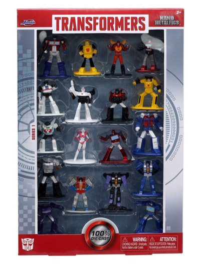 Jada Transformers Nano Metalfigs Diecast Metal 18 Figure set