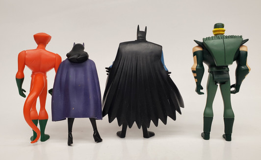 Mattel JLU Copperhead, Huntress, Batman,  Green Arrow Action Figure set (No package)