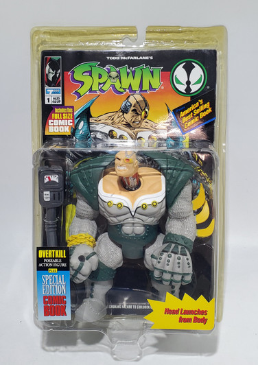 Mcfarlane Spawn Series 1 Overtkill Green Armor Action Figure