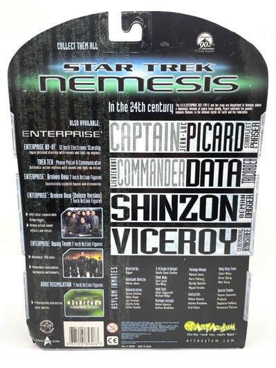 Art Asylum Star Trek Nemesis Viceroy Action Figure