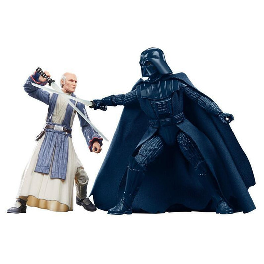 Hasbro Star Wars The Black Series Obi Wan Kenobi and Darth Vader Concept art edition 6" action figure 2 pack